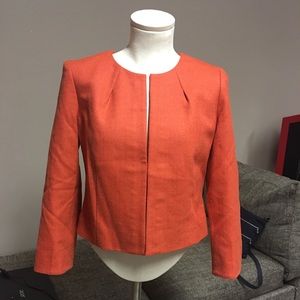 Great J Crew Orange Crop Jacket/SZ 2/Think Spring